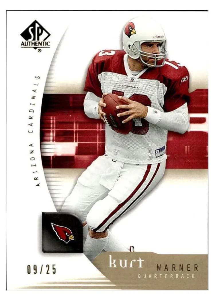 2005 SP Authentic Kurt Warner #1 card