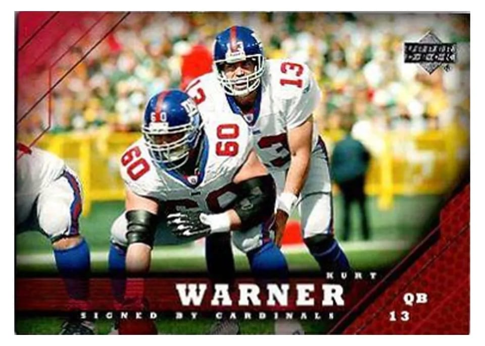 2005 Upper Deck Kurt Warner #3 card