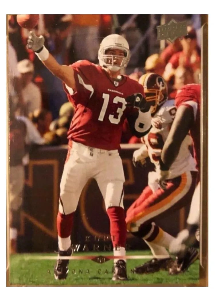 2008 Upper Deck Kurt Warner #38 card