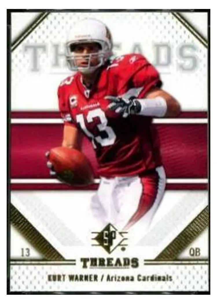 2009 SP Threads Kurt Warner #57 card