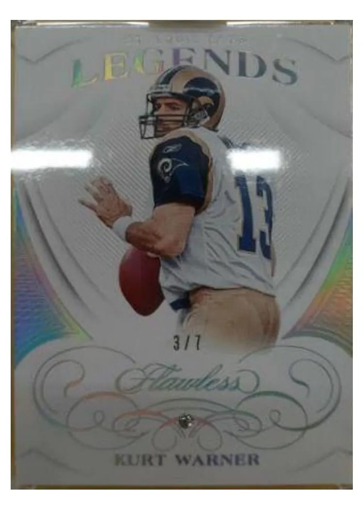2019 Panini Flawless Base Ruby Kurt Warner #85 card