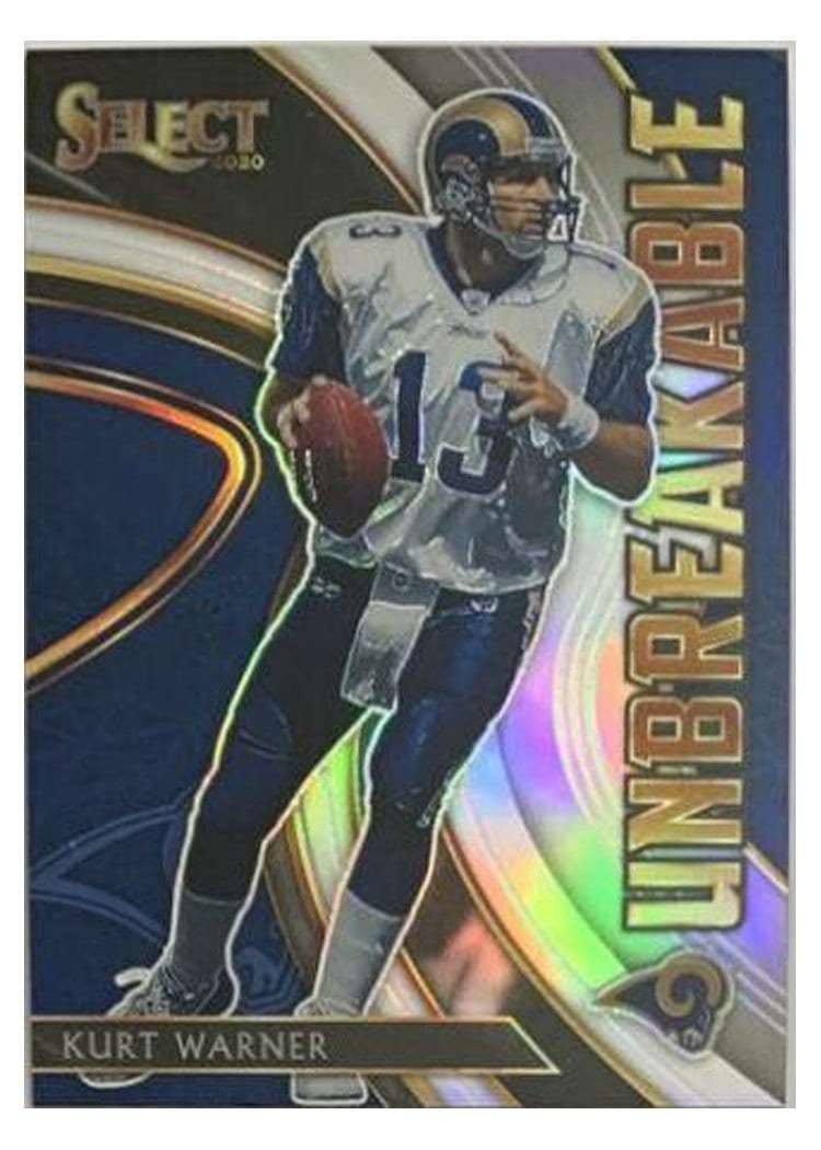 2020 Panini Select Unbreakable Kurt Warner #U11 card