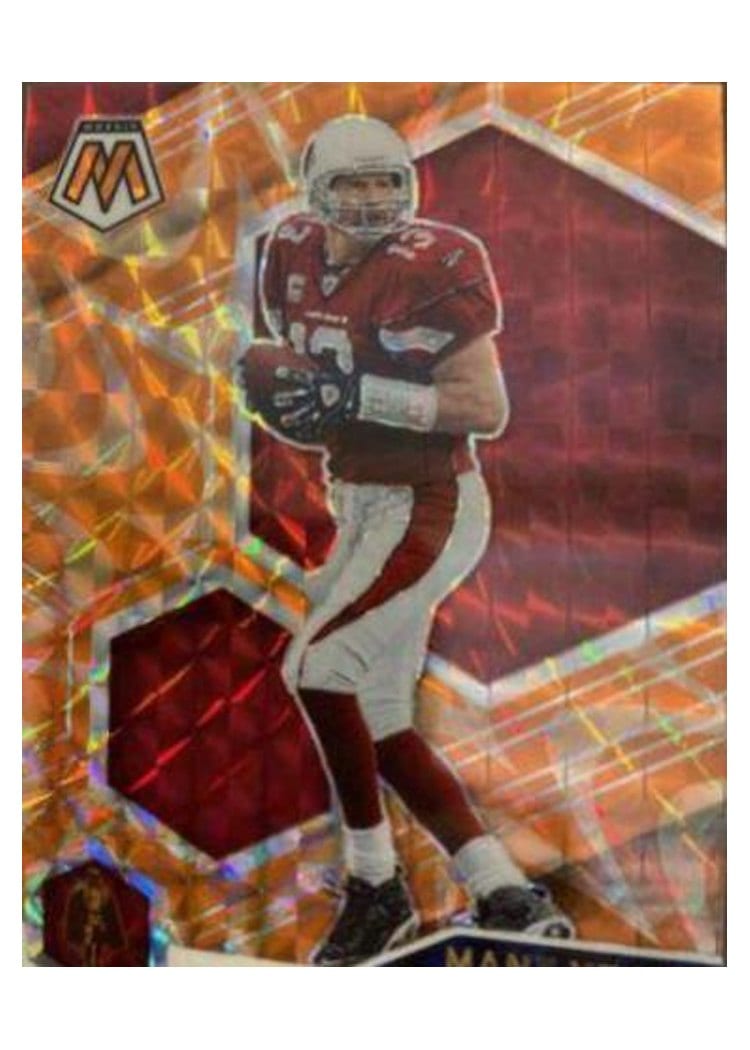2021 Panini Mosaic Base Set Kurt Warner Reactive Orange Mosaic #267 card