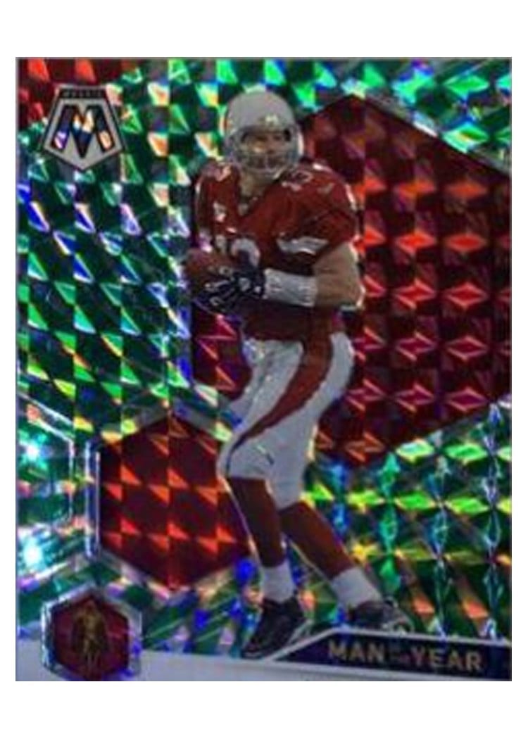 2021 Panini Mosaic Base Set Kurt Warner Green Swirl Mosaic #267 card
