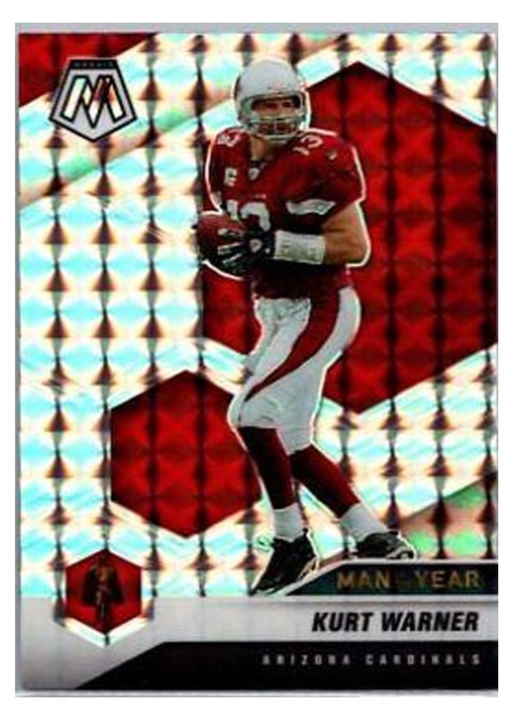 2021 Panini Mosaic Base Set Kurt Warner Red Wave Mosaic #267 card