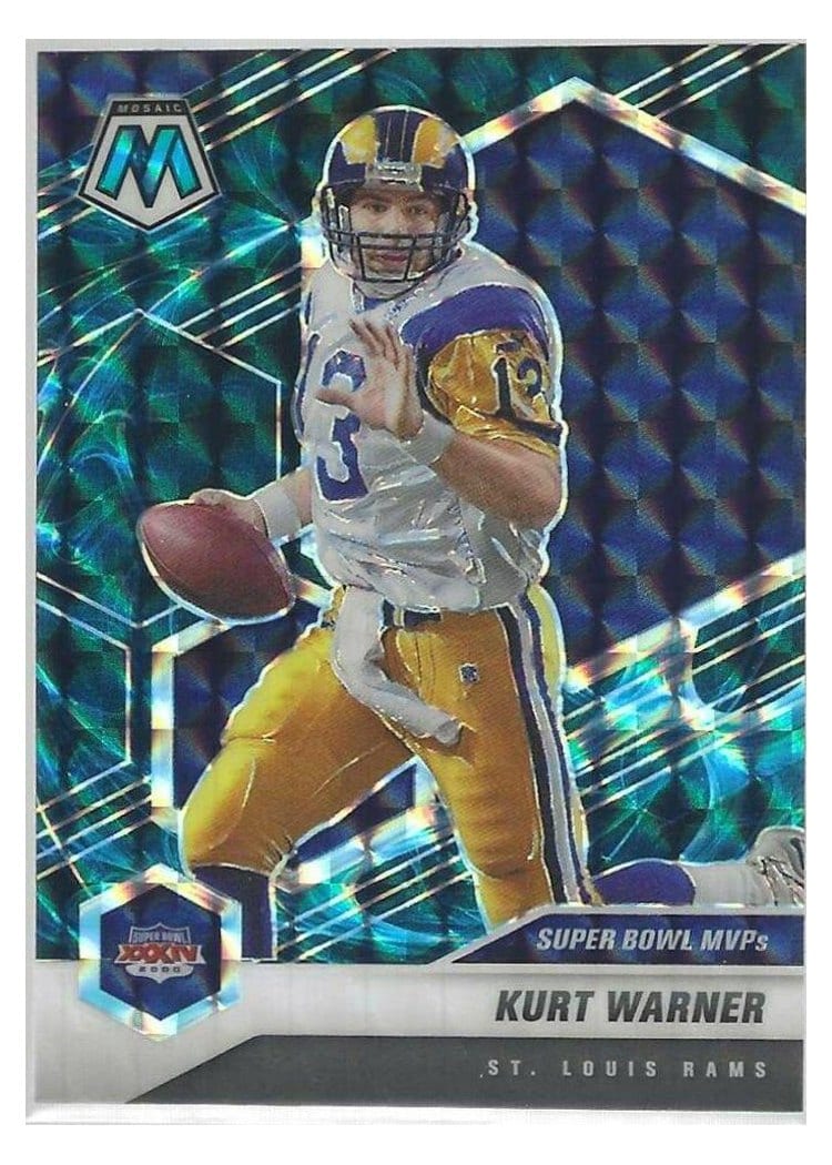 2021 Panini Mosaic Base Set Kurt Warner #294 card