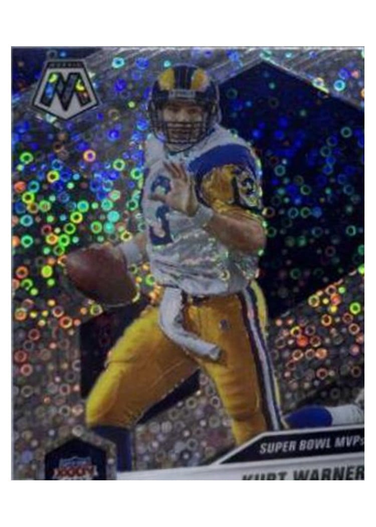 2021 Panini Mosaic Base Set Kurt Warner No Huddle Silver Mosaic #294 card