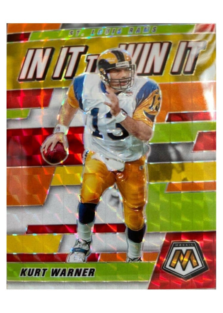 2021 Panini Mosaic Base Set Kurt Warner #9 card