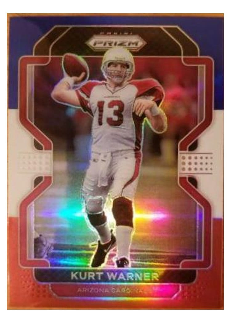 2021 Panini Prizm Base Set Kurt Warner #82 card