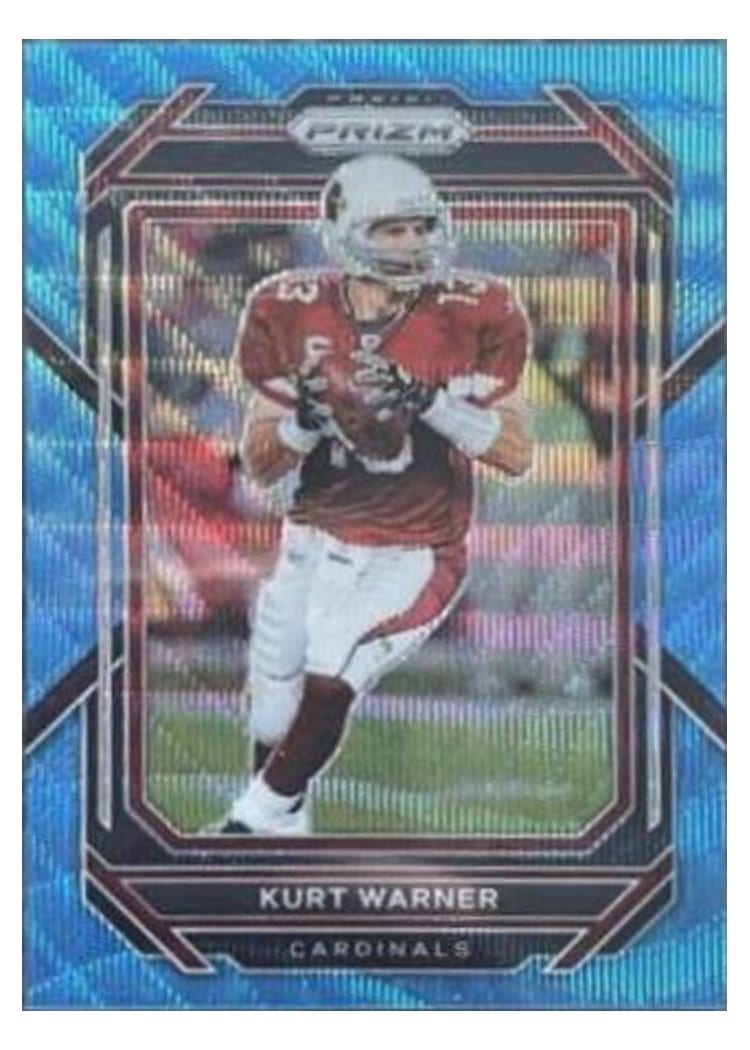 2022 Panini Prizm Base Set Kurt Warner #9 card
