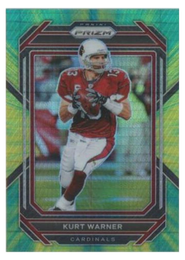 2022 Panini Prizm Base Set Kurt Warner #9 card