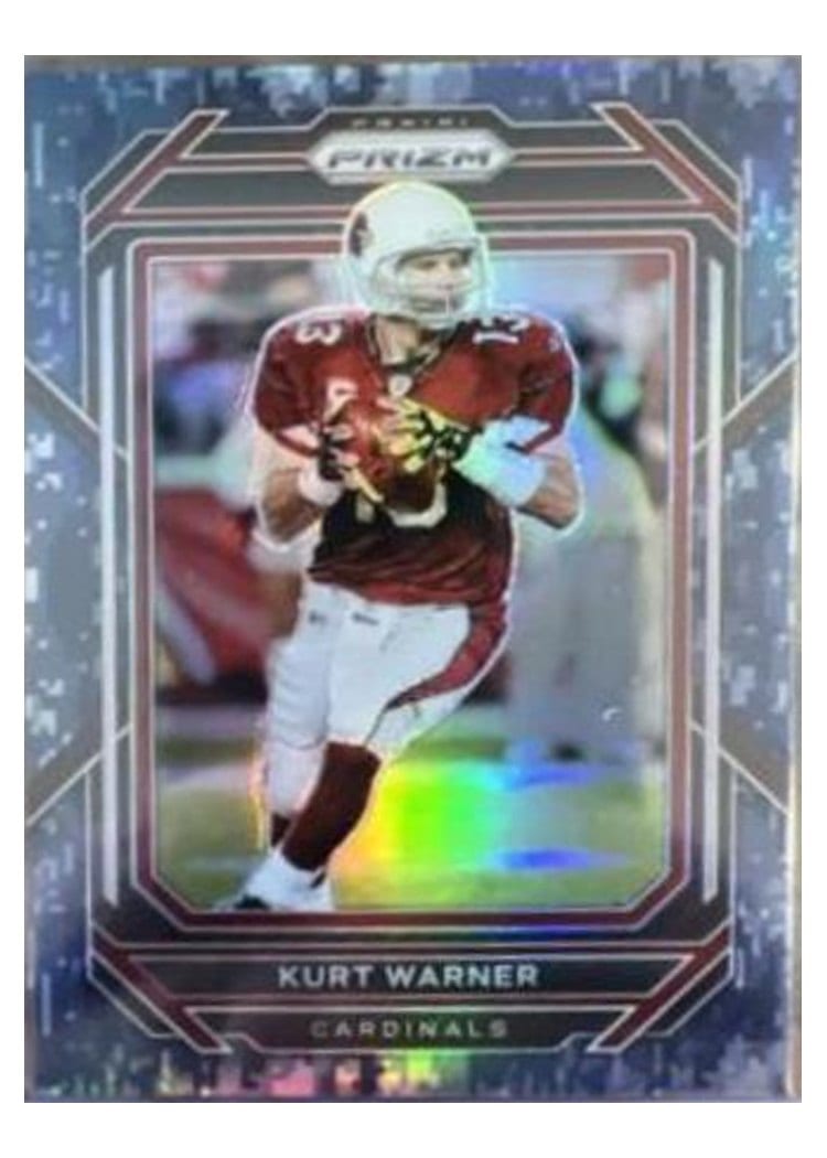 2022 Panini Prizm Base Set Kurt Warner Navy Camo #9 card