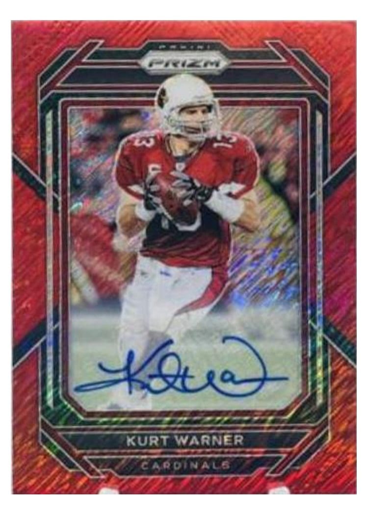 2022 Panini Prizm Base Set Kurt Warner #9 card