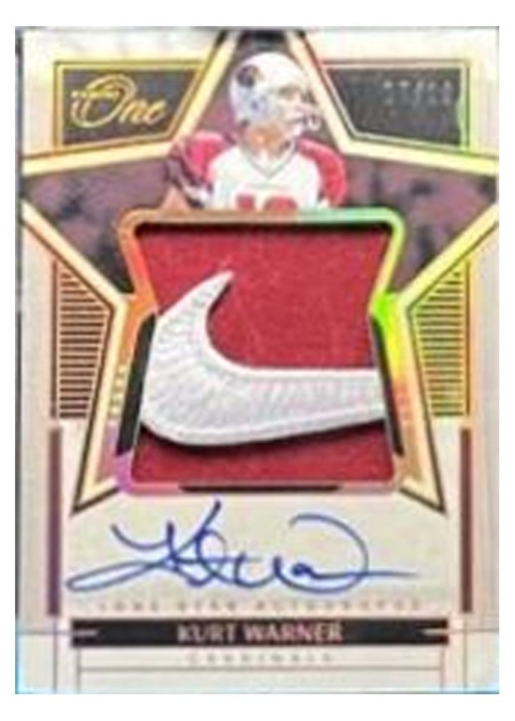 2023 Panini One Lone Star Autographs Kurt Warner #87 card