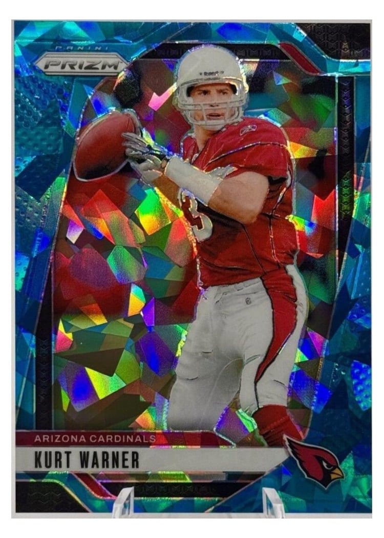 2024 Panini Prizm Base Set Kurt Warner Blue Ice #8 card