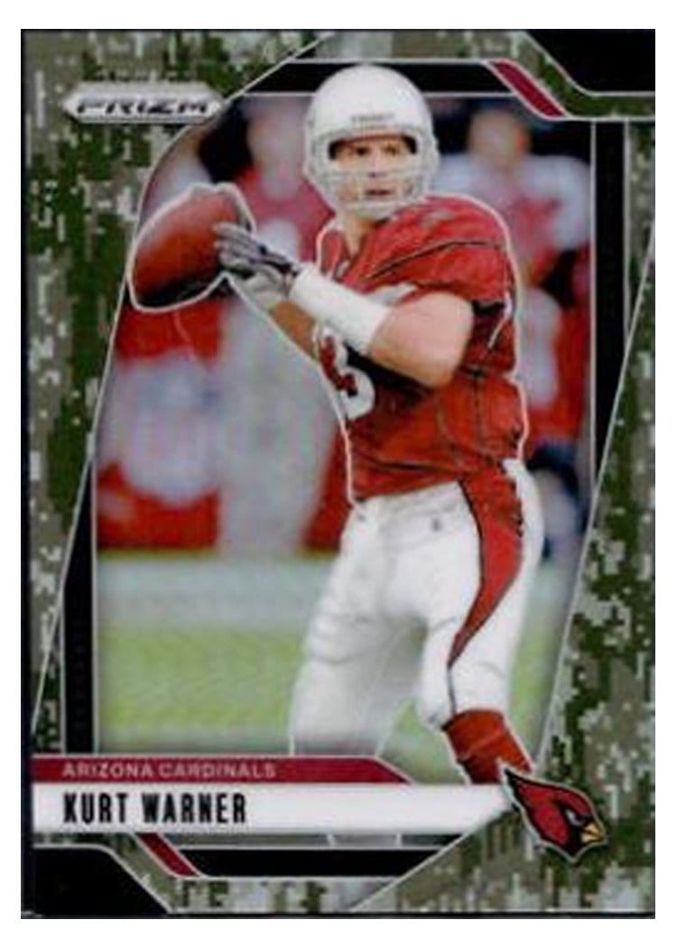 2024 Panini Prizm Base Set Kurt Warner Forest Camo #8 card
