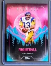 2024 Topps Midnight Nightball Kurt Warner #NB-19 card