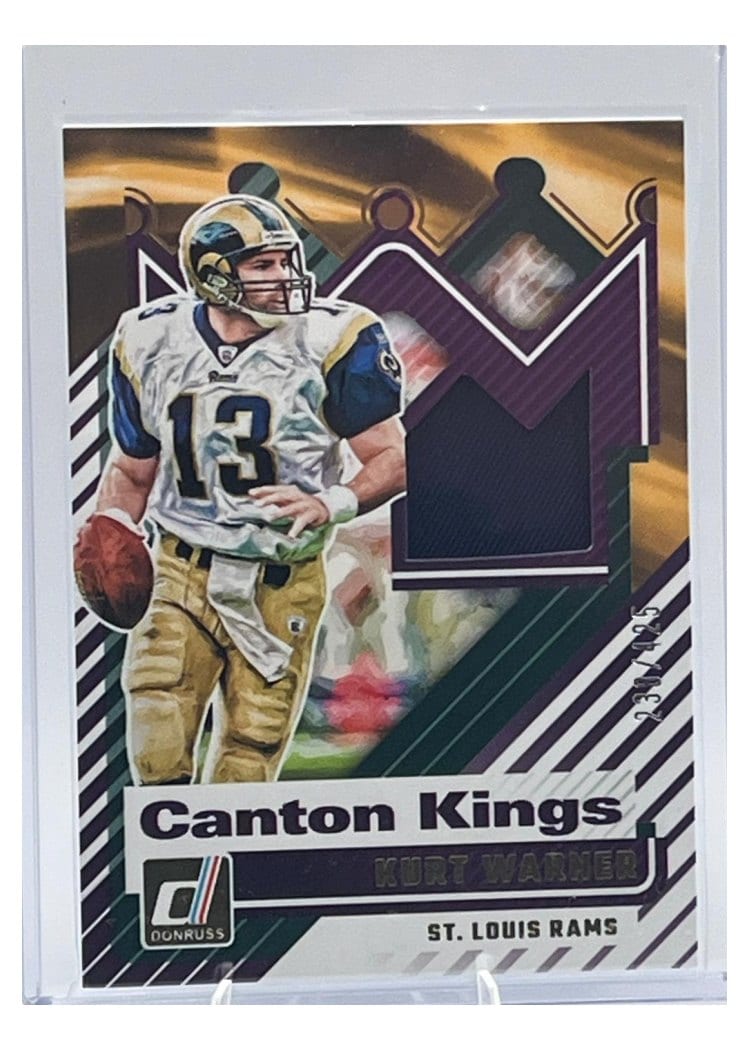 2025 Donruss Canton Kings Kurt Warner #CK-KWR card