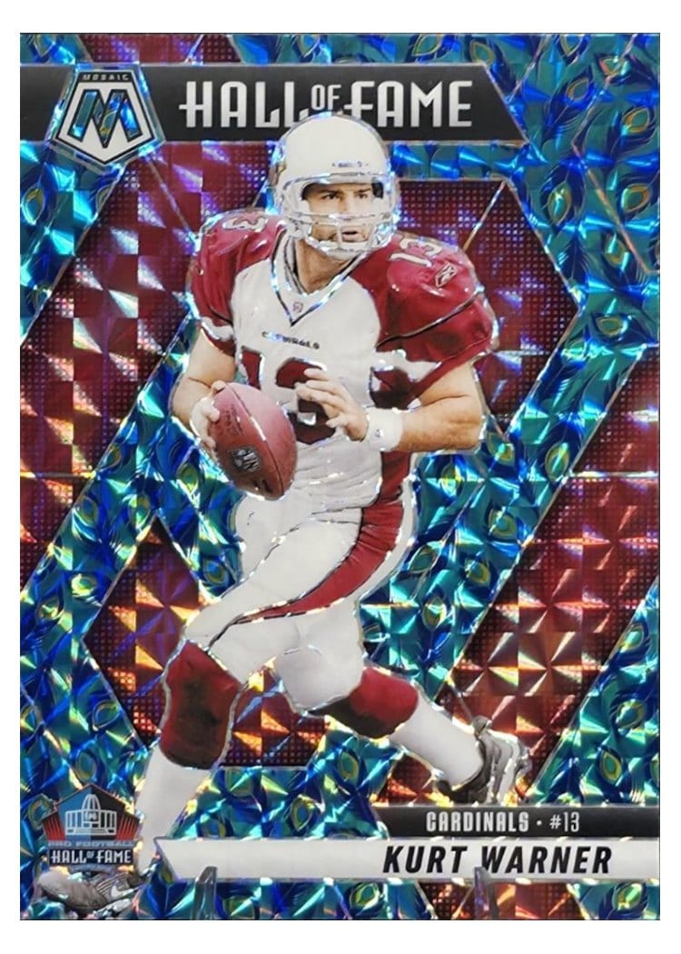 2025 Panini Mosaic Base Set Kurt Warner #300 card