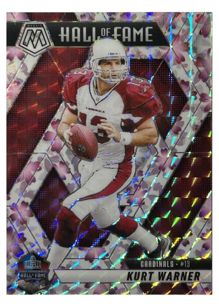 2025 Panini Mosaic Base Set Kurt Warner Choice Cherry Blossom #300 card