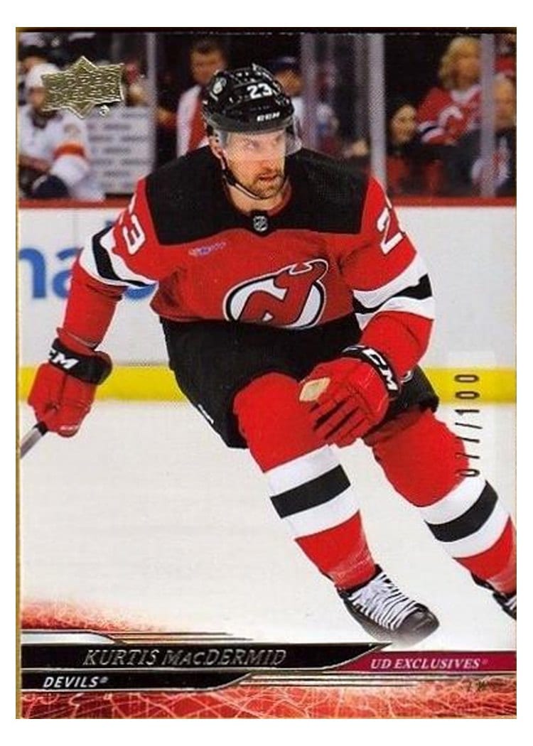 2024-25 Upper Deck Base Set Kurtis MacDermid Exclusive #354 card