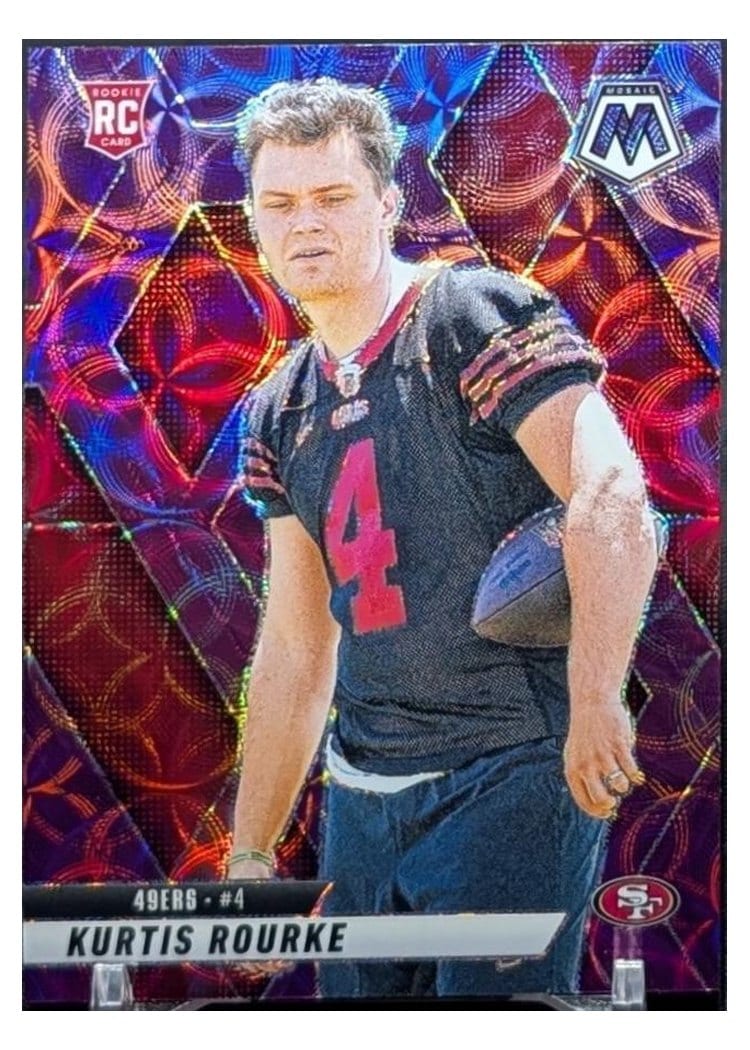2025 Panini Mosaic Base Set Kurtis Rourke Purple Scope #368 card