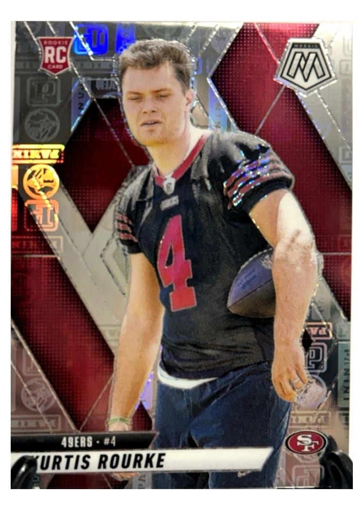 2025 Panini Mosaic Base Set Kurtis Rourke Silver Knight #368 card