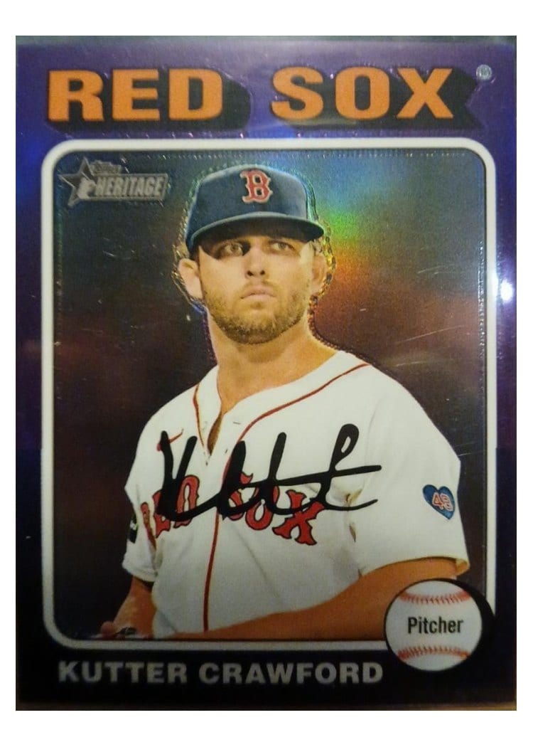 2024 Topps Heritage Kutter Crawford #631 card