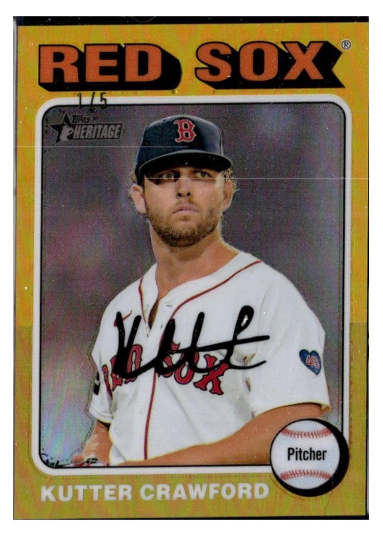 2024 Topps Heritage Kutter Crawford #631 card