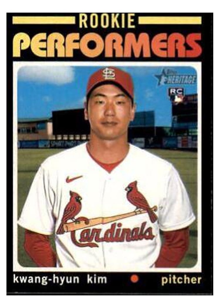 2020 Topps Heritage Rookie Performers Kwang-Hyun Kim #RP-12 card