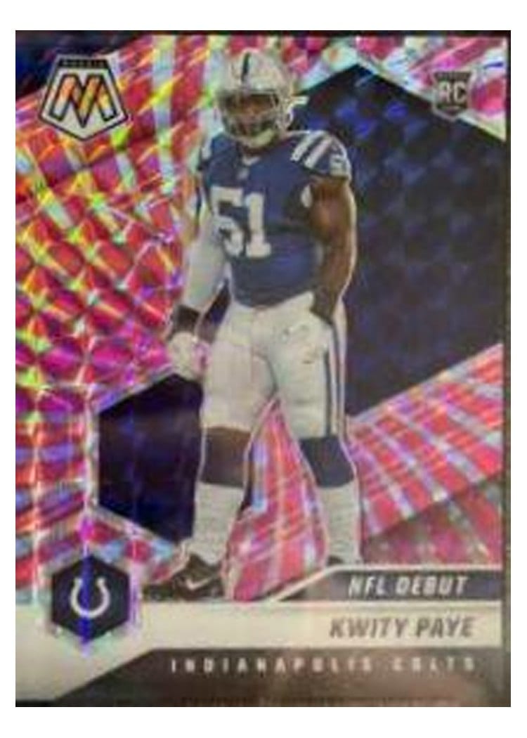 2021 Panini Mosaic Base Set Kwity Paye #260 card