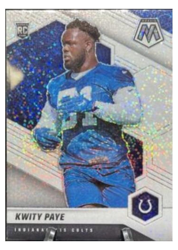 2021 Panini Mosaic Base Set Kwity Paye White Sparkle #351 card
