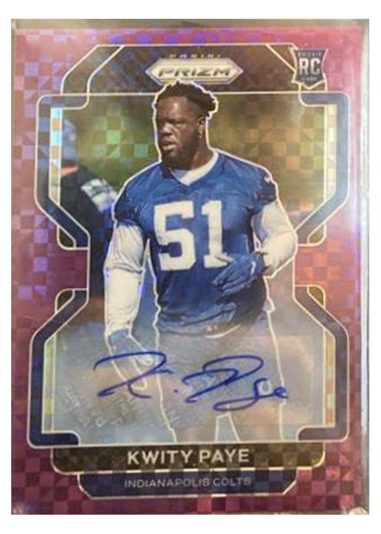 2021 Panini Prizm Base Set Kwity Paye #378 card