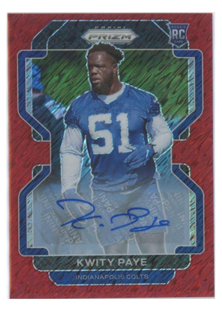 2021 Panini Prizm Base Set Kwity Paye #378 card