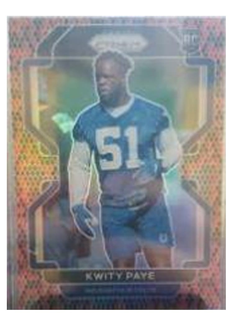 2021 Panini Prizm Base Set Kwity Paye #378 card