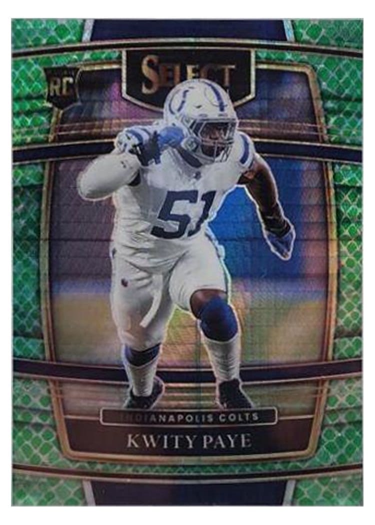 2021 Panini Select Base Set Kwity Paye #87 card