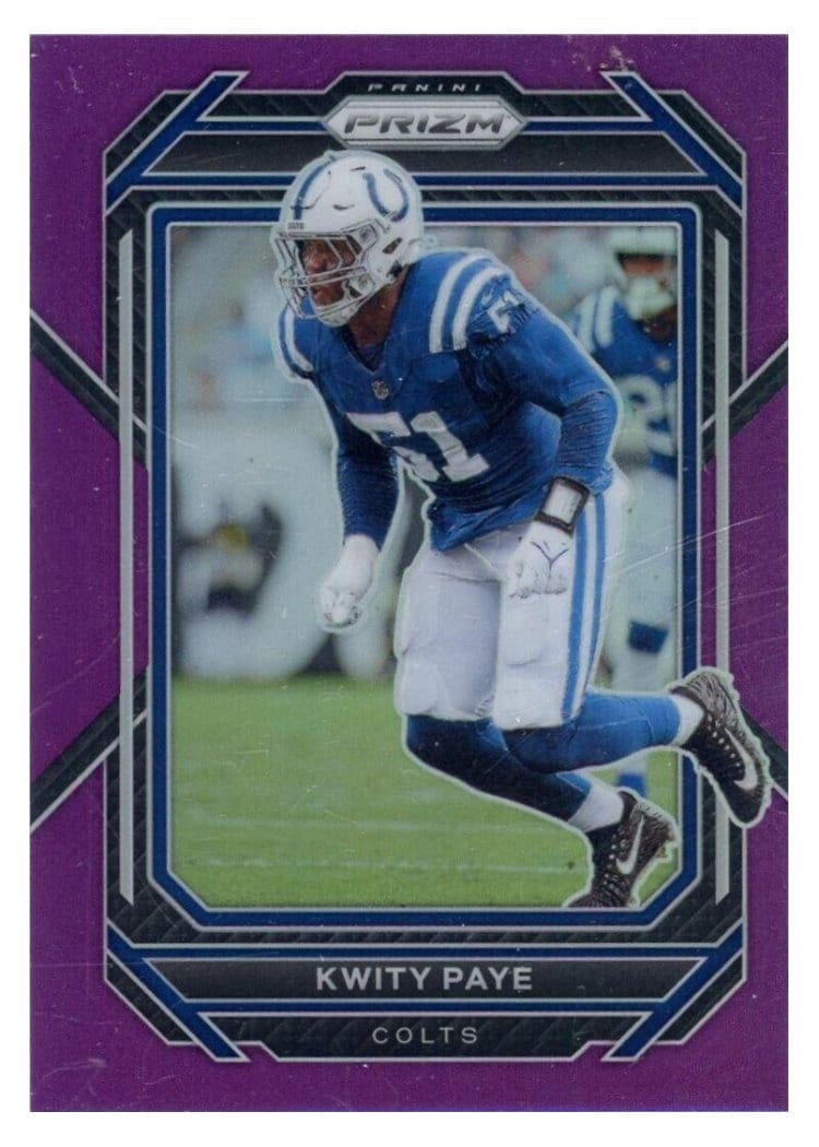 2022 Panini Prizm Base Set Kwity Paye #127 card