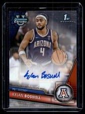 2023-24 Bowman University Chrome Bowman Chrome Prospects Autographs Kylan Boswell #BCPA-KB card