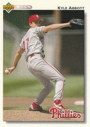 1992 Upper Deck Base Set Kyle Abbott #754 card