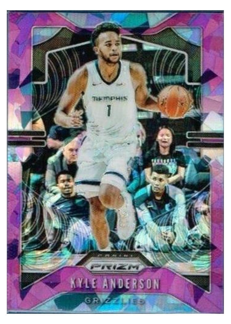 2019-20 Panini Prizm Base Set Kyle Anderson Purple Ice Prizm #142 card