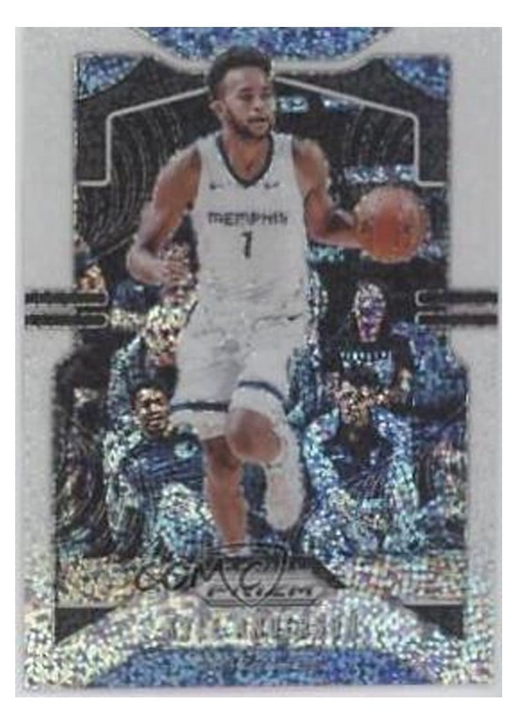 2019-20 Panini Prizm Base Set Kyle Anderson White Sparkle Prizm #142 card
