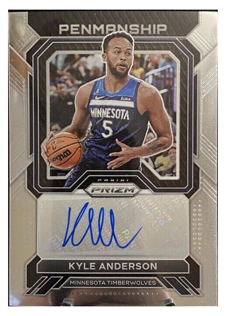 2022-23 Panini Prizm Penmanship Kyle Anderson #PNM-KYA card