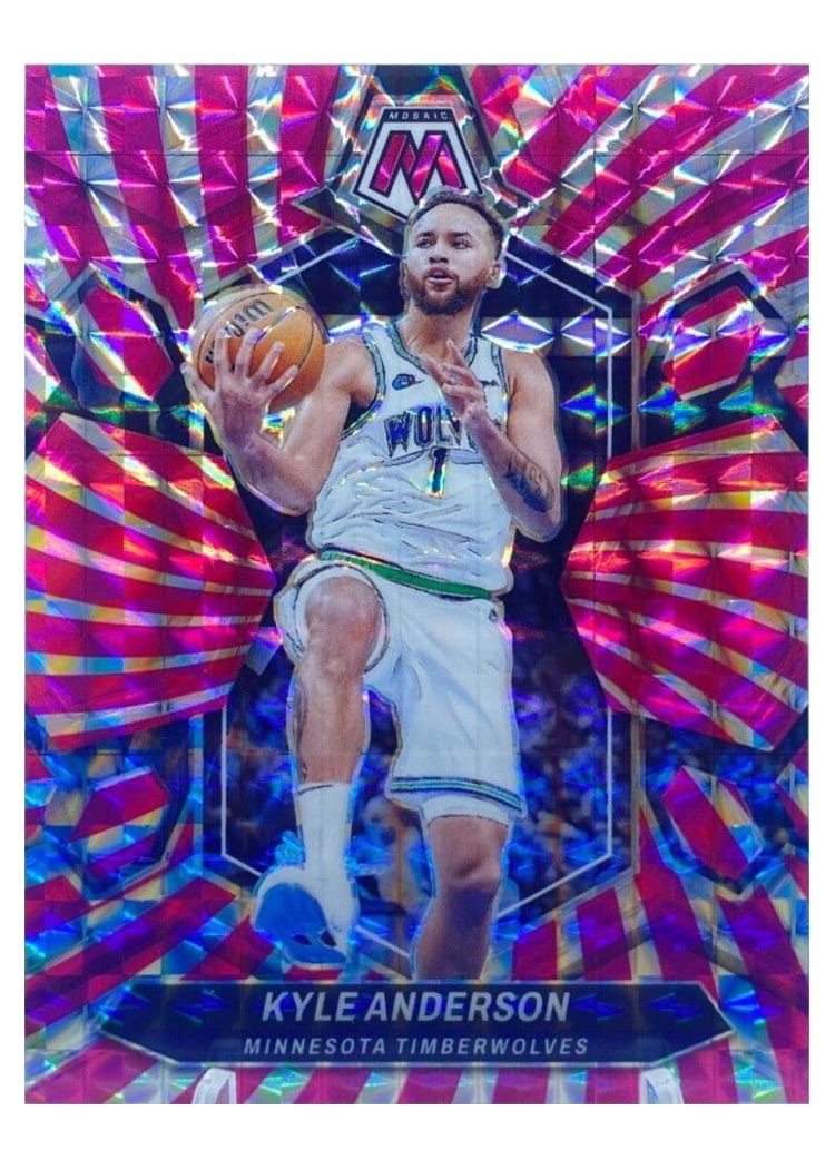 2023-24 Panini Mosaic Base Set Kyle Anderson Pink Swirl FOTL #88 card
