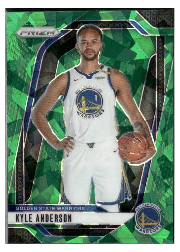 2024-25 Panini Prizm Base Set Kyle Anderson Green Ice #37 card
