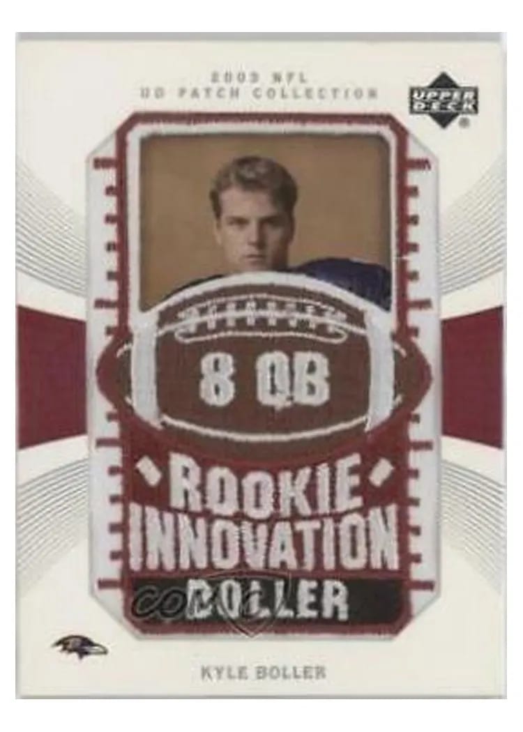 2003 Upper Deck Patch Collection Kyle Boller #121 card