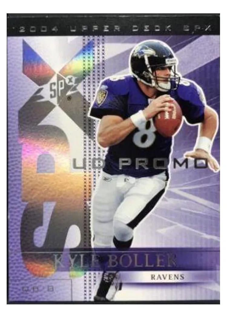 2004 Spx Kyle Boller #7 card