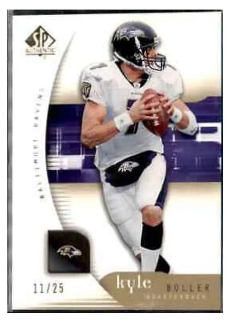 2005 SP Authentic Kyle Boller #7 card