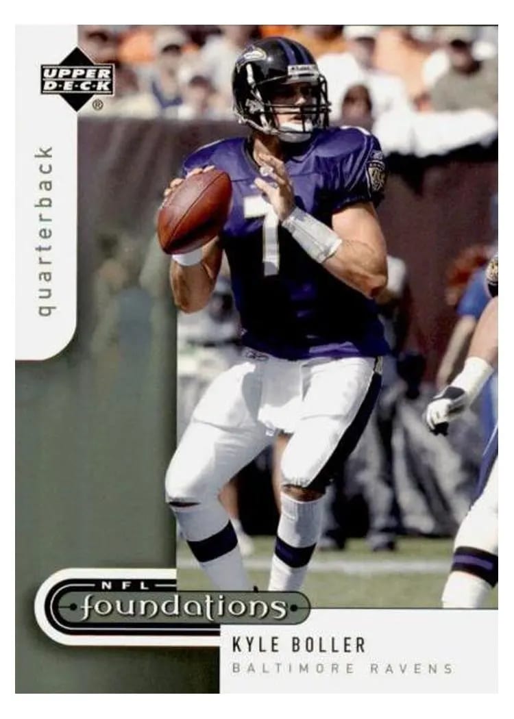 2005 Upper Deck Foundations Kyle Boller #9 card