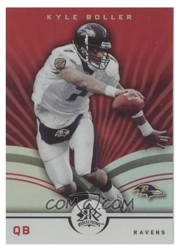 2005 Upper Deck Reflections Kyle Boller #9 card