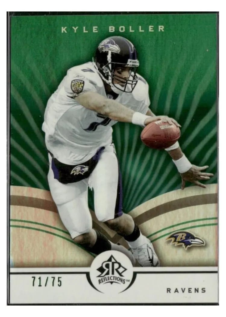2005 Upper Deck Reflections Kyle Boller #9 card